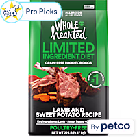 WholeHearted Limited Ingredient Diet Lamb & Sweet Potato Recipe Dog Food