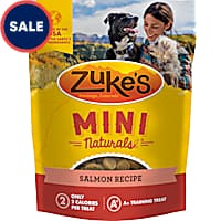 Zuke's Mini Naturals Soft and Chewy with Salmon Recipe Training Dog Treats