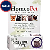 HomeoPet Feline Digestive Upsets, Natural Cat Digestive Support, Digestive Supplement for Cats