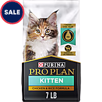 Purina Pro Plan with Probiotics, High Protein, Chicken & Rice Formula Dry Kitten Food