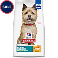 Hill's Science Diet Adult Healthy Mobility Small Bites Chicken Meal, Brown Rice & Barley Recipe Dry Dog Food