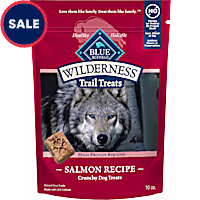 Blue Buffalo Wilderness Trail Treats High Protein Grain Free Salmon Recipe Dog Biscuits Crunchy Dog Treats