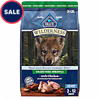 Blue Buffalo Wilderness High-Protein with Real Chicken Grain-Free, Natural Ingredients, Chicken for Puppy Dry Dog Food
