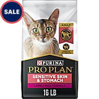 Purina Pro Plan Sensitive Skin and Stomach Lamb and Rice Formula Dry Cat Food
