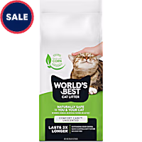 World's Best Cat Litter Comfort Care Original Flushable Unscented Corn Cat Litter
