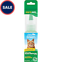 TropiClean Fresh Breath Oral Care Clean Teeth Gel for Cats