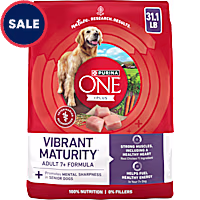 Purina ONE High Protein Vibrant Maturity Adult 7 Plus Formula Senior Dry Dog Food