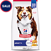 Hill's Science Diet Senior 7+ Chicken Meal, Barley & Rice Recipe Dry Dog Food