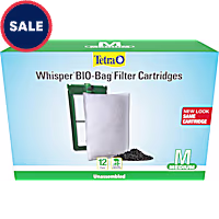 Tetra Whisper Bio-Bag Medium Disposable Filter Cartridges for Aquariums