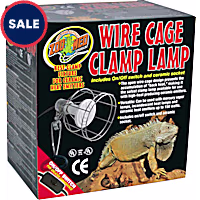 Zoo Med Repti Porcelain Clamp Lamp with 6' Cord