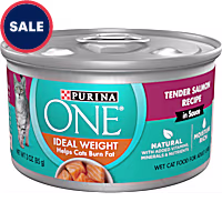 Purina ONE Natural Ideal Weight Tender Salmon Recipe Wet Cat Food
