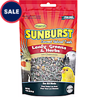 Higgins Sunburst Leafy Greens & Herbs Gourmet Treats for All Birds