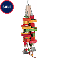 Caitec Chewin' Log Bird Toy
