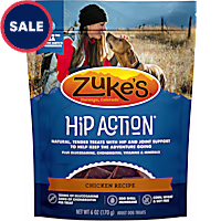 Zuke's Hip Action Hip & Joint Support Soft and Chewy Natural Chicken Recipe Dog Treats