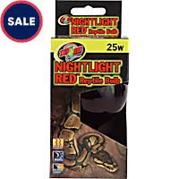 Zoo Med Nightlight Red Bulb for Reptiles, 25 Watts