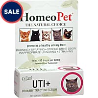 HomeoPet Feline UTI Plus, Safe and Natural Urinary Tract Medicine for Cats, Feline Urinary Tract Support