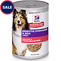 Hill's Science Diet Adult Sensitive Stomach & Sensitive Skin Salmon & Vegetable Entree Canned Wet Dog Food