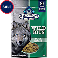 Blue Buffalo Wilderness Wild Bits Grain-Free Duck Recipe Soft & Chewy Training Treats for Dogs