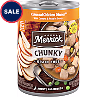 Merrick Grain Free Chuncky Colossal Chicken Dinner Canned Dog Food