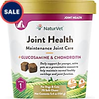NaturVet Joint Health Maintenance Care Dog Soft Chews