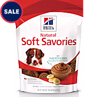 Hill's Natural Soft Savory Dog Treats with Peanut Butter & Banana