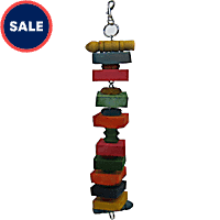 YML Square Wooden Bird Toy
