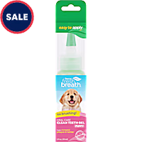 TropiClean Fresh Breath Oral Care Clean Teeth Gel for Puppies