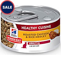 Hill's Science Diet Adult Healthy Cuisine Roasted Chicken & Rice Medley Canned Wet Cat Food