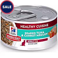Hill's Science Diet Adult Healthy Cuisine Seared Tuna & Carrot Medley Canned Wet Cat Food