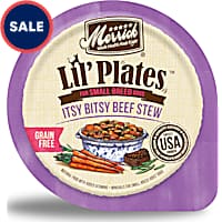 Merrick Lil' Plates Grain Free Itsy Bitsy Beef Stew Recipe Small Breed Wet Dog Food