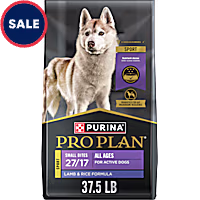 Purina Pro Plan High Protein, SPORT 27/17 Lamb & Rice Formula Small Bites Dry Dog Food