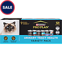 Purina Pro Plan Urinary Tract Chicken, Beef and Chicken, Turkey and Giblets Wet Cat Food Variety Pack