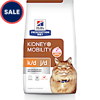 Hill's Prescription Diet k/d + j/d Kidney + Mobility Chicken Flavor Dry Cat Food