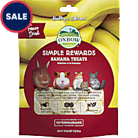 Oxbow Simple Rewards Banana Small Animal Treats