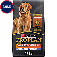 Purina Pro Plan Complete Essentials Shredded Blend Lamb and Rice High Protein Dry Food with Probiotics for Dogs