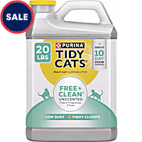 Tidy Cats Free & Clean Unscented Clumping Multi Cat Litter