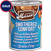 Merrick Grain Free Smothered Comfort Canned Wet Dog Food