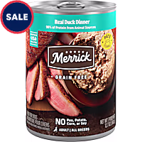 Merrick Real Grain Free Duck Dinner Canned Dog Food