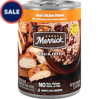 Merrick Real Grain Free Chicken Dinner Canned Wet Dog Food