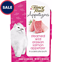 Fancy Feast Appetizers Steamed Wild Alaskan Salmon in Delicate Broth Wet Cat Food