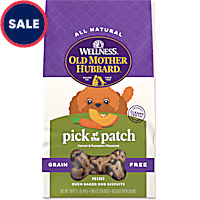 Wellness Old Mother Hubbard Pick of the Patch Natural Grain Free Mini Oven-Baked Biscuits Dog Treats