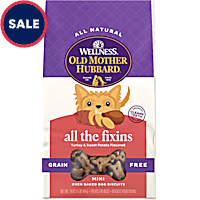 Wellness Old Mother Hubbard All The Fixins Grain Free Natural Mini Oven-Baked Biscuits Dog Treats