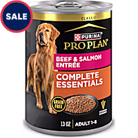 Purina Pro Plan Grain Free Classic Beef and Salmon Entree Dog Food