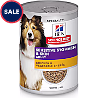 Hill's Science Diet Adult Sensitive Stomach & Sensitive Skin Chicken & Vegetable Entree Canned Dog Food