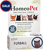 HomeoPet Feline Furball, Safe and Natural Hairball Medicine for Cats, Natural Pet Medicine