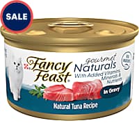Fancy Feast Gourmet Naturals Tuna Recipe in Gravy Wet Cat Food