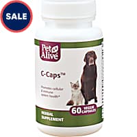 PetAlive Natural Herbal C-Caps Capsules Dog and Cat Supplement
