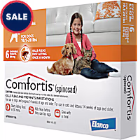 Comfortis Chewables for Dogs 10.1 to 20 lbs. and Cats 6.1 to 12 lbs
