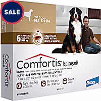 Comfortis Chewable Tablets for Dogs 60.1 to 120 lbs