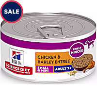 Hill's Science Diet Adult 7+ Small & Mini Chicken & Barley Entree Canned Wet Dog Food